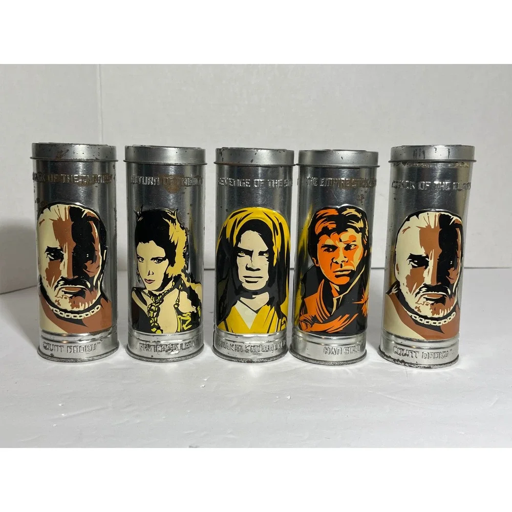Star Wars 2005 Star Wars Collectables Canisters‎ (empty) Burger King Lot of 5
